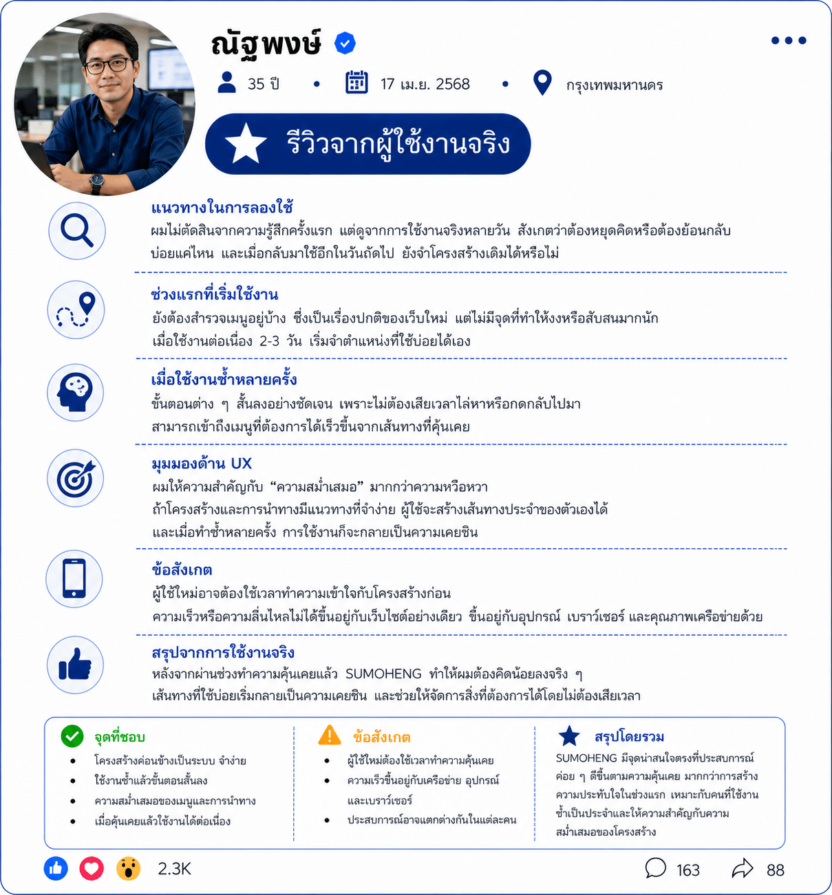 ณัฐพงษ์ อายุ 35 ปี
