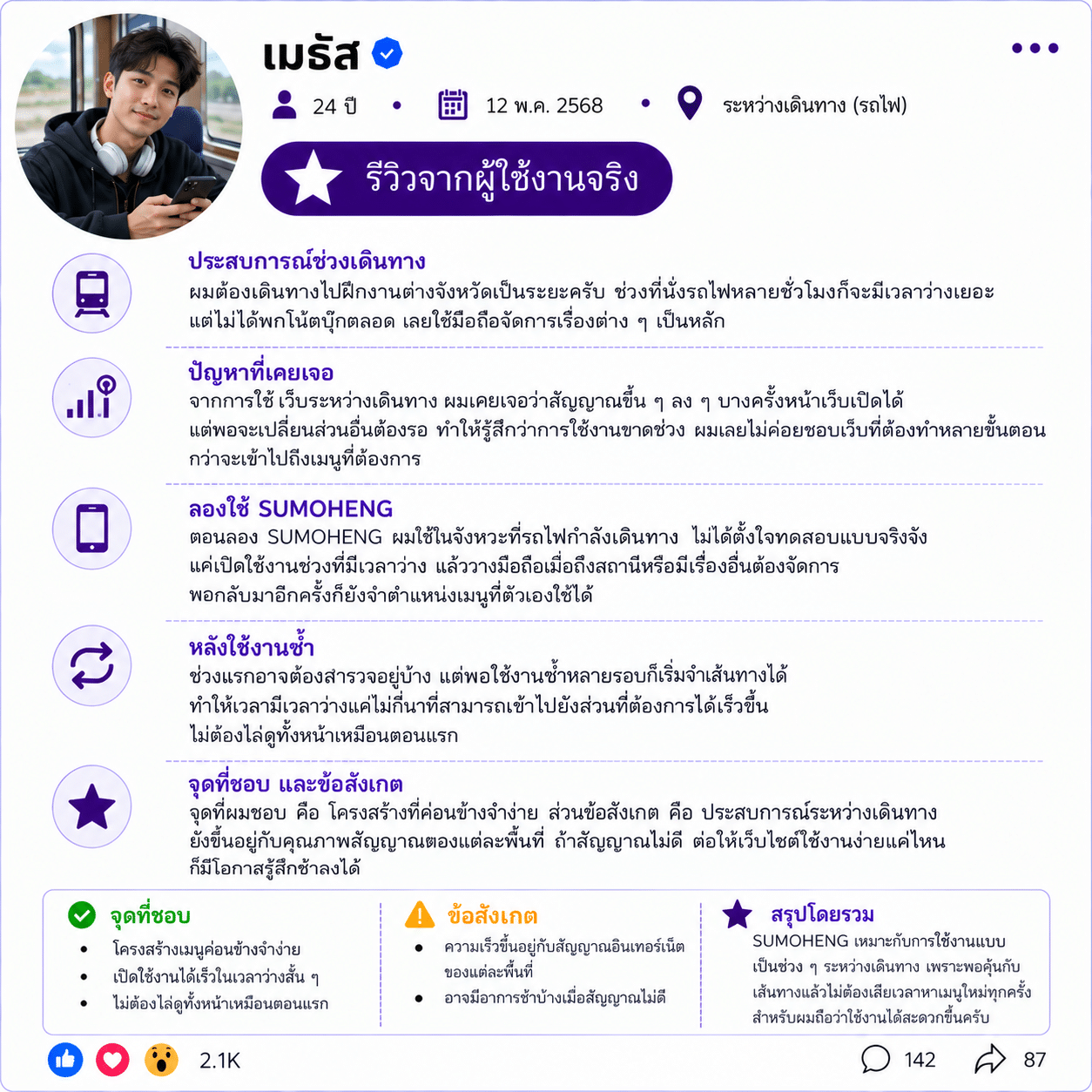 เมธัส อายุ 24 ปี